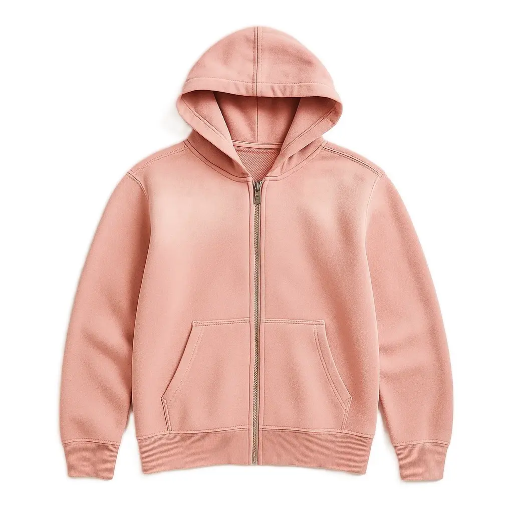 Washed Zip-up Hoodie