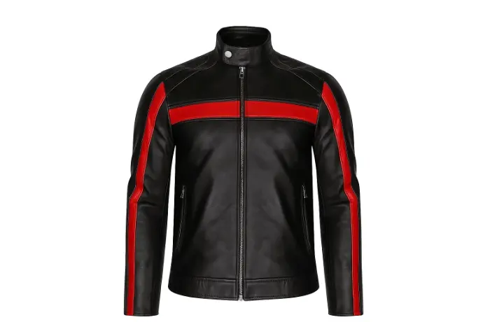 Two Tone Leather Jacket