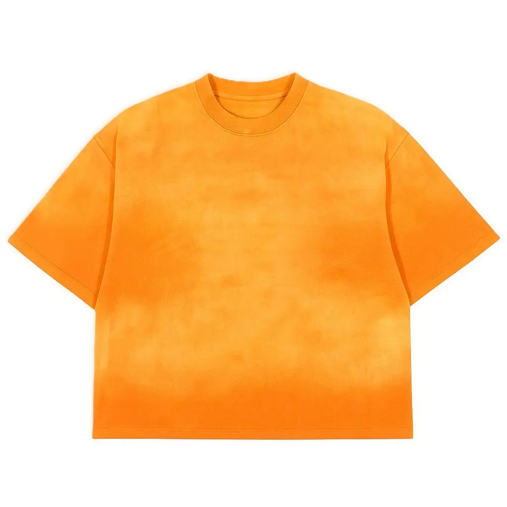 Washed Cropped Boxy Fit Tee