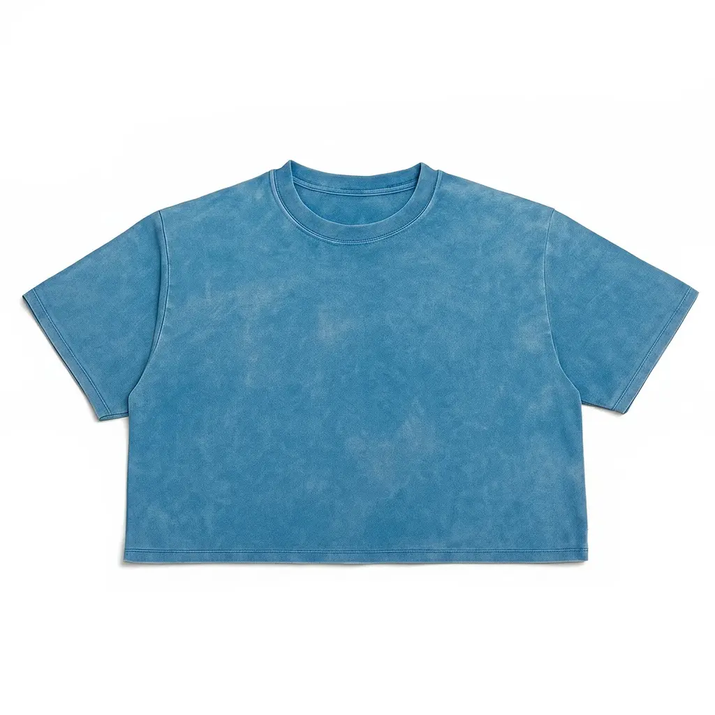 Cropped Washed Tee