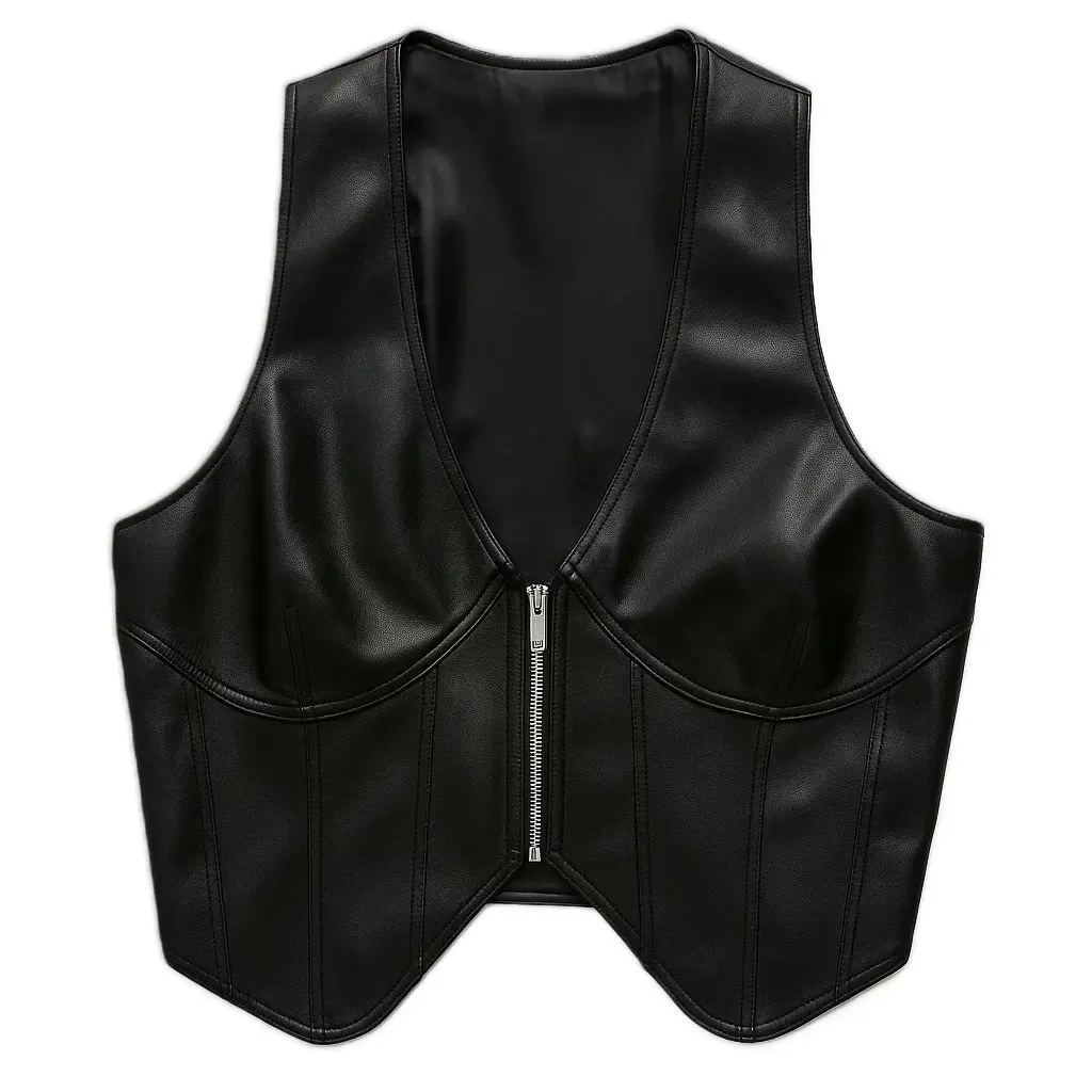 Women's Leather Vest