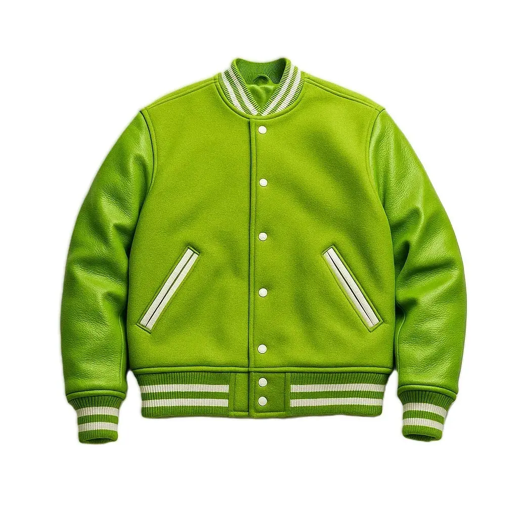 Lime Green Varsity Jacket