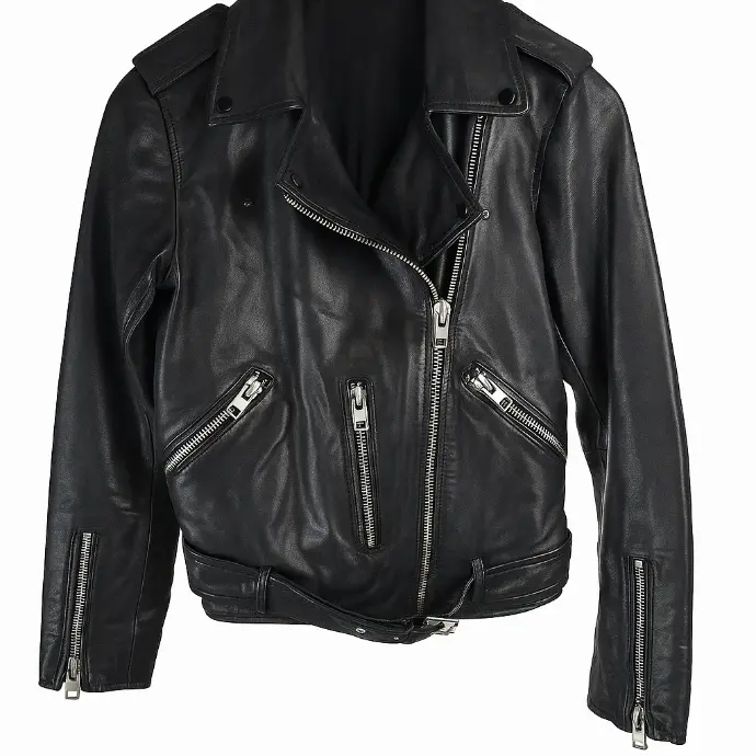 Tan Leather Moto Jacket