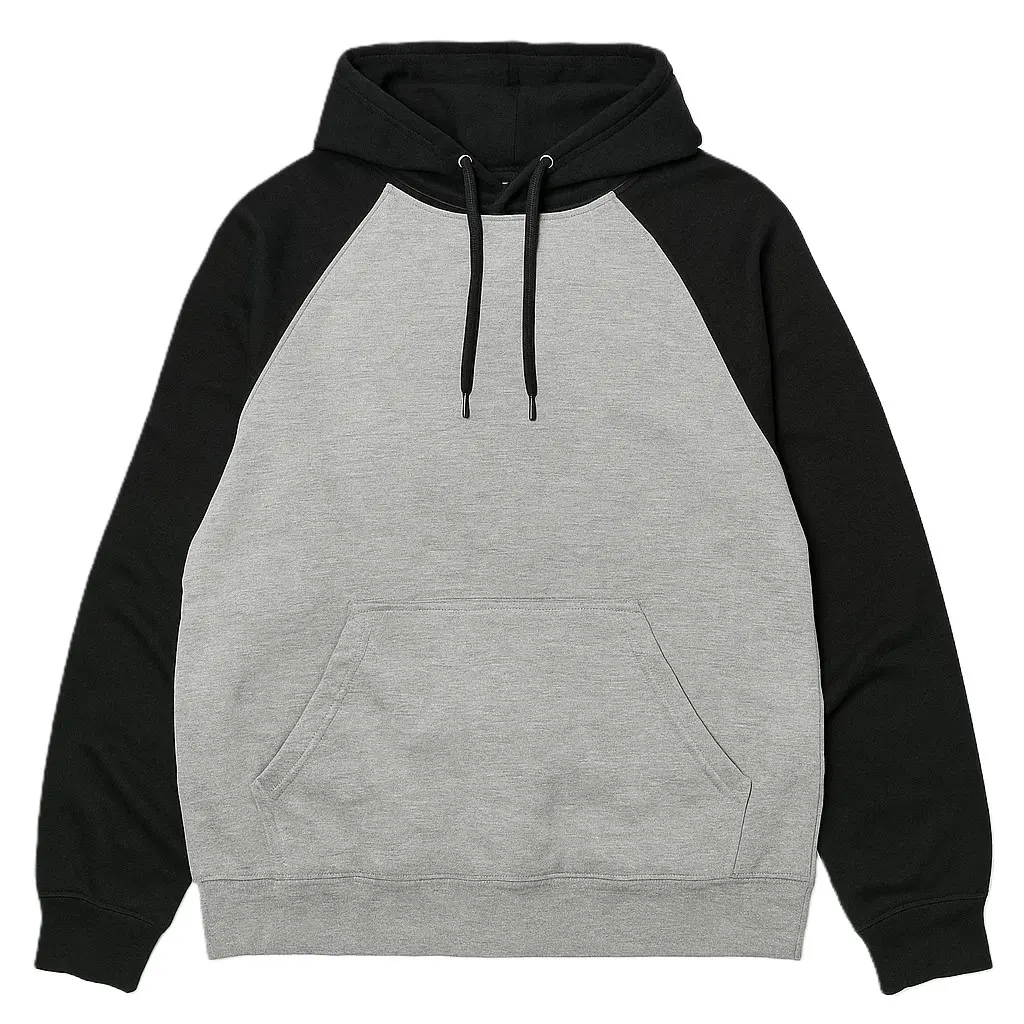 Two-Tone Raglan Hoodie