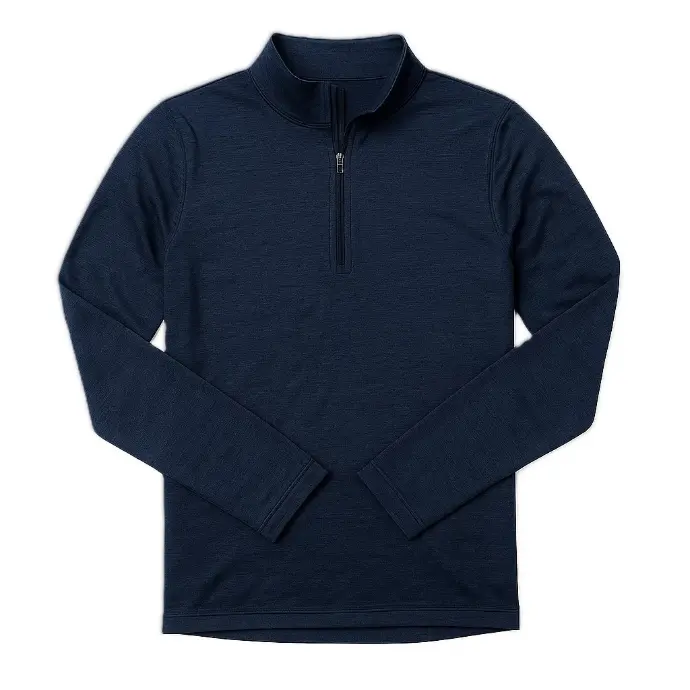 Quarter-Zip Pullover – Navy