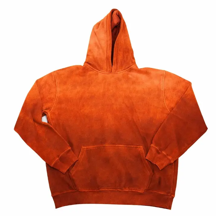 Acid Washed Hoodie (Orange)