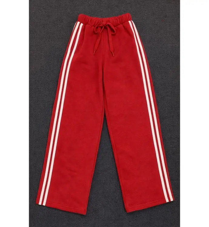 Striped Sweatpants (Red)