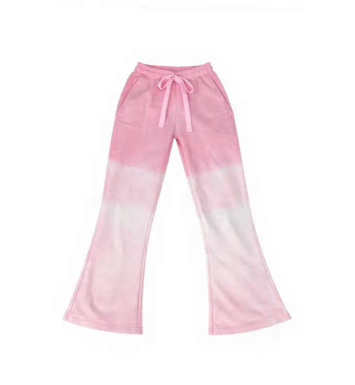 Sun Faded Flare Sweatpants (Pink)