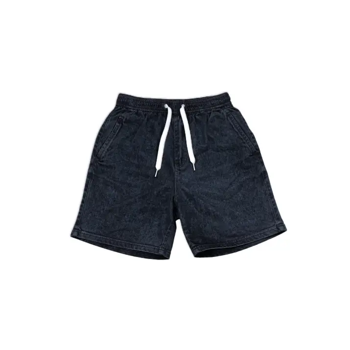 Acid Washed Shorts (Black)