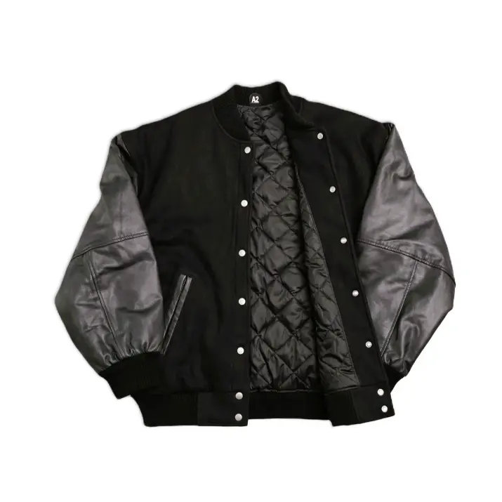 Custom Black Varsity Jacket