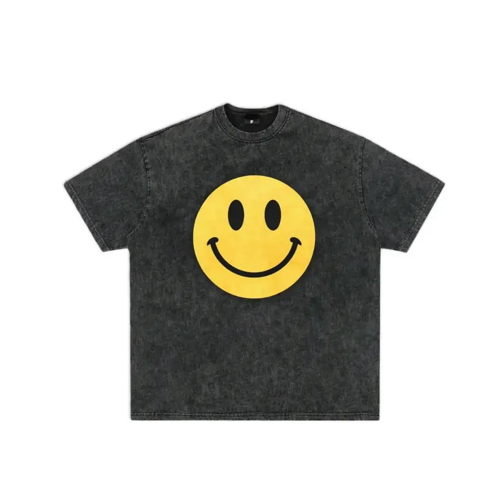 Washed Crew-neck Tee