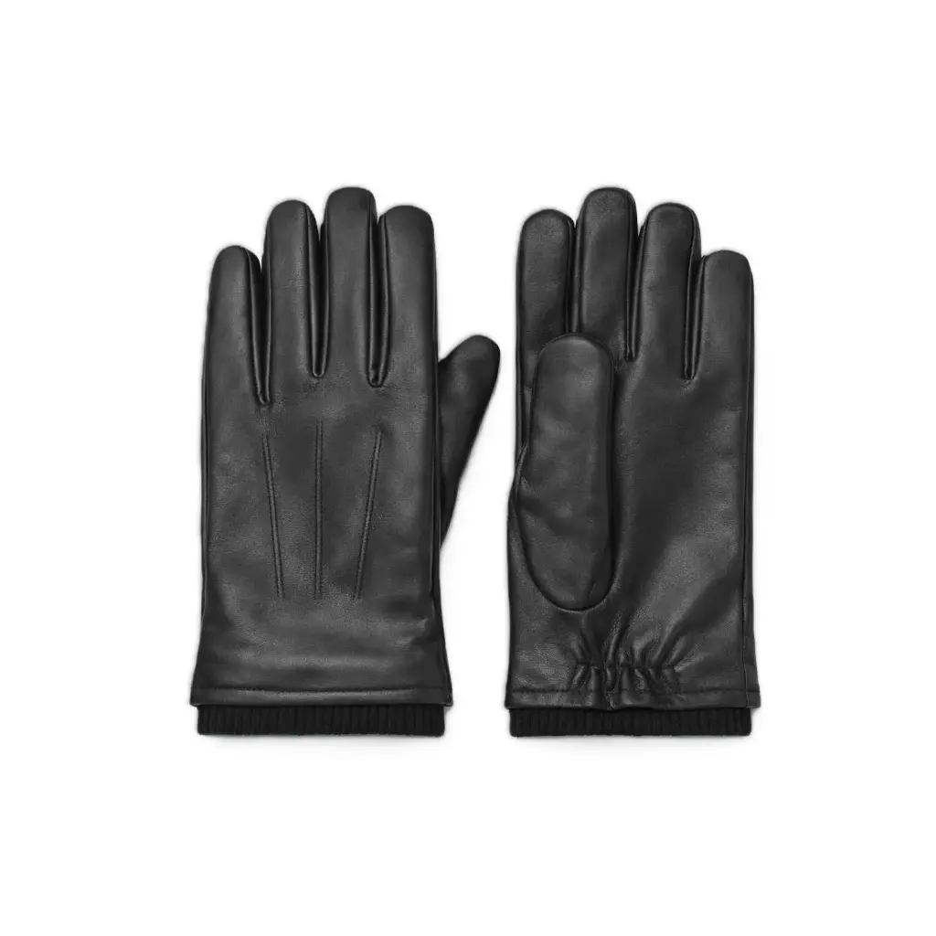 Winter Leather Touchscreen Gloves