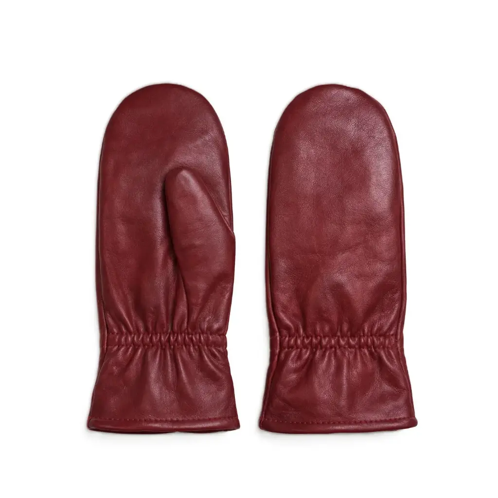 Leather Winter Mittens
