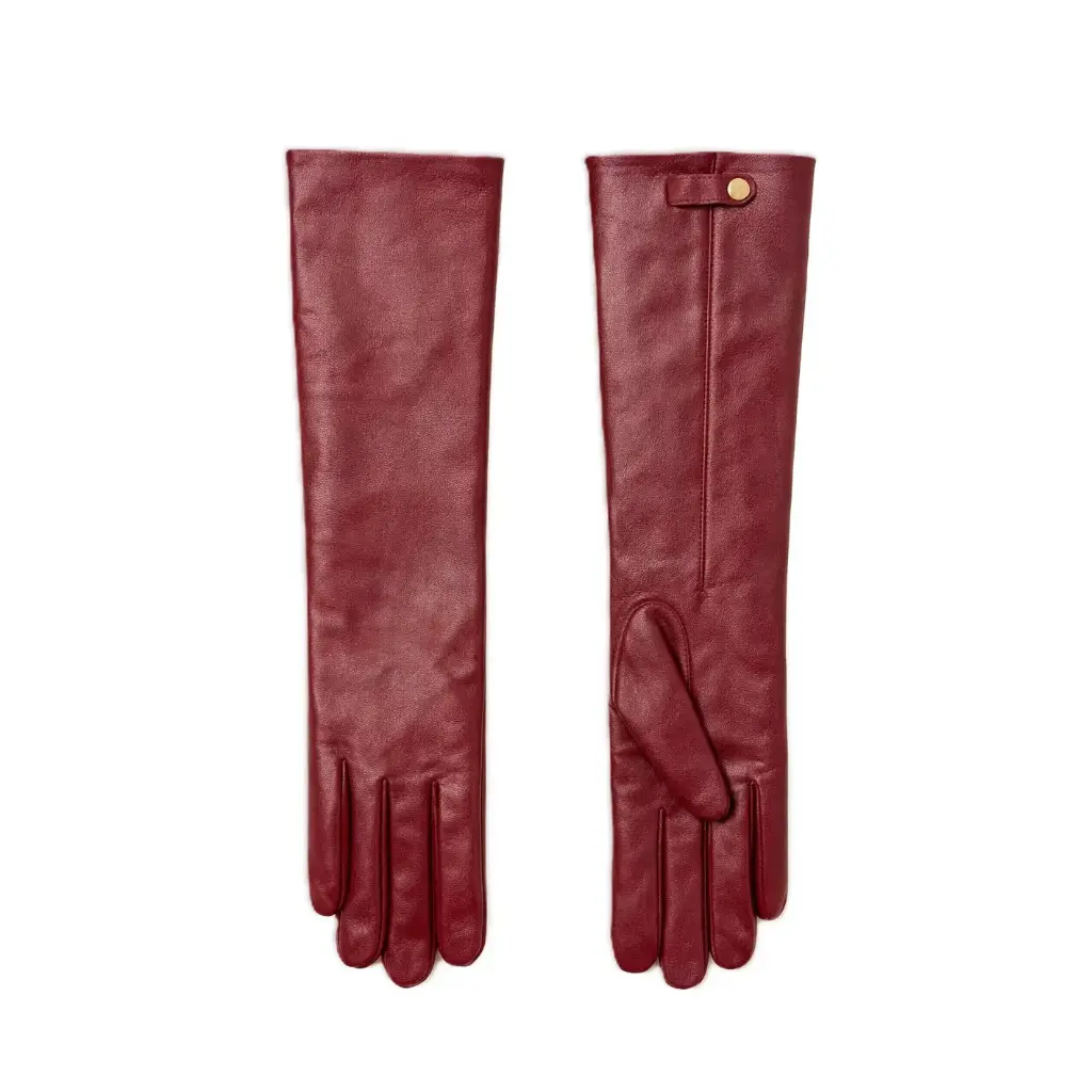 Long Cuff Leather Dress Gloves