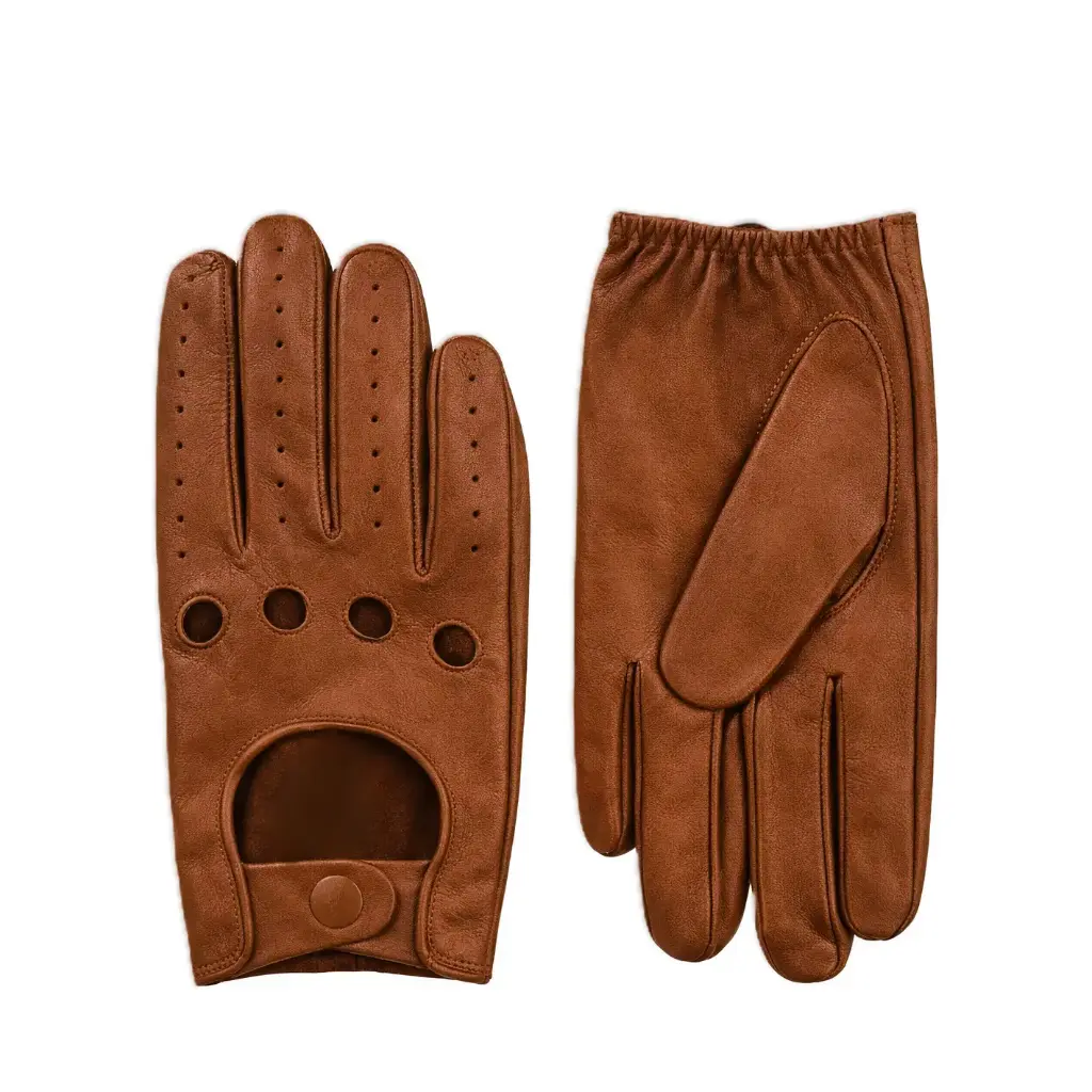 Classic Full-Finger Leather Driving Gloves