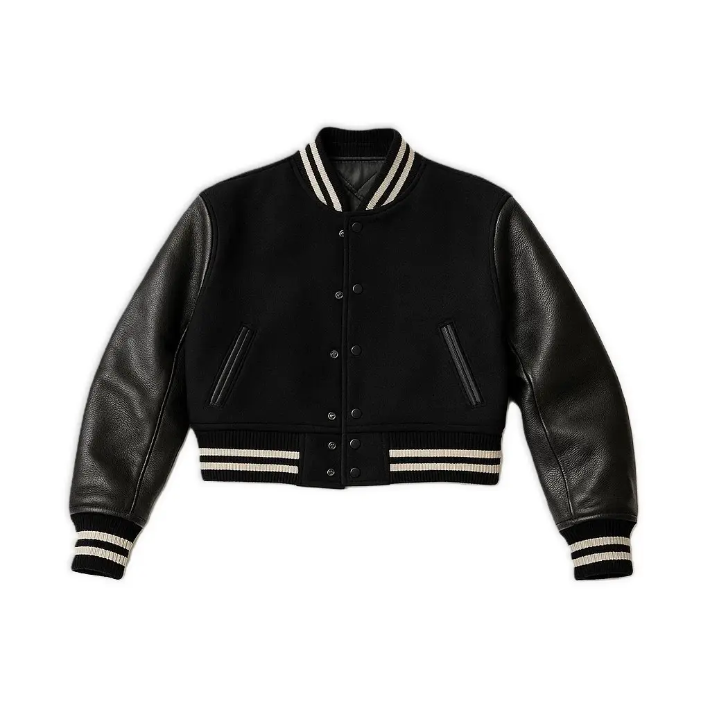 Cropped Varsity Jacket