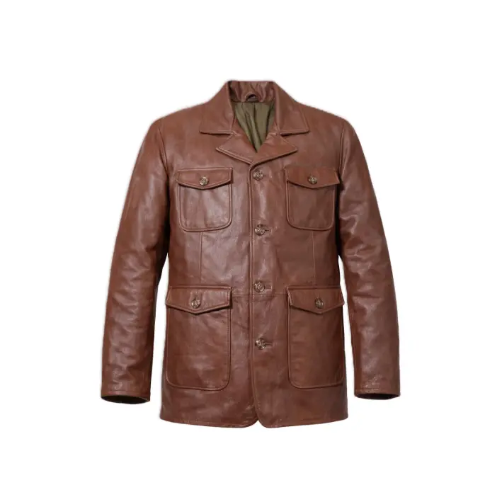 Leather Field Jacket