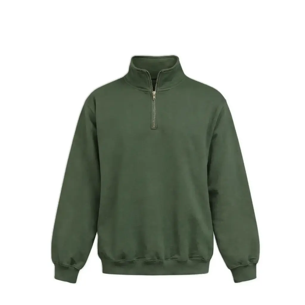Athletic Quarter-Zip Pullover Sweatshirt