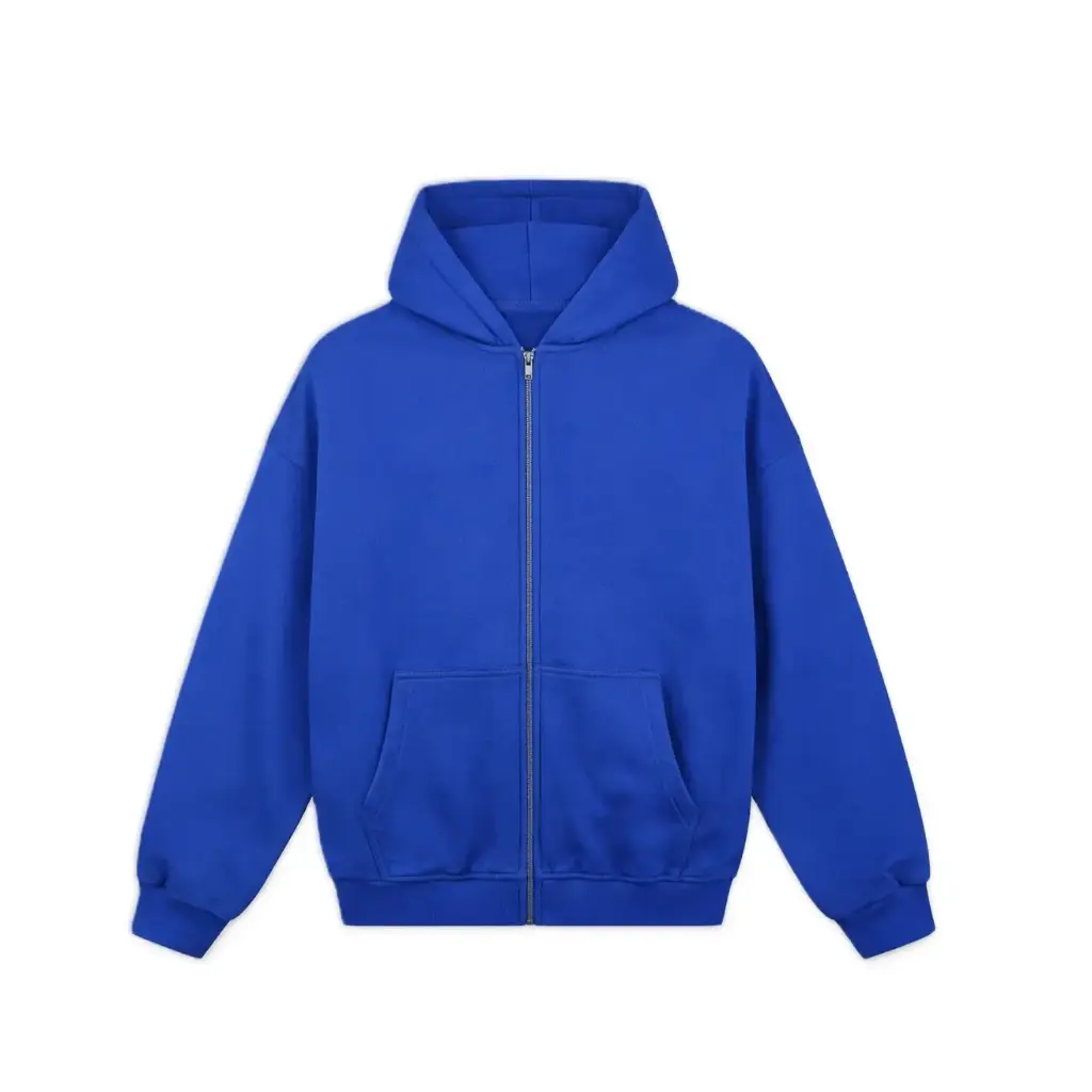 Zip-Up Fleece Hoodie