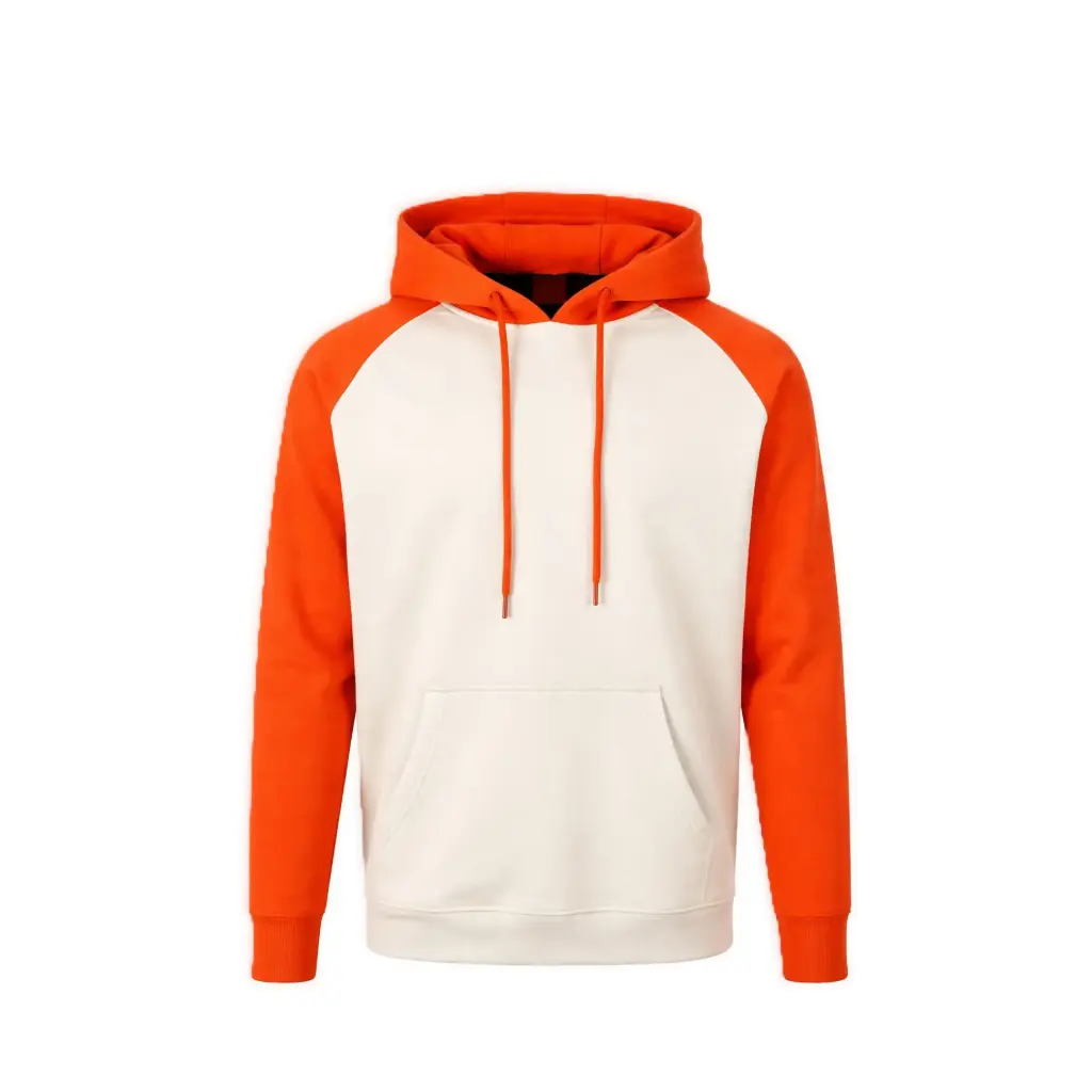 Contrast Pullover Hoodie