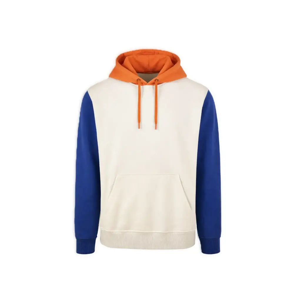 Color Block Pullover Hoodie