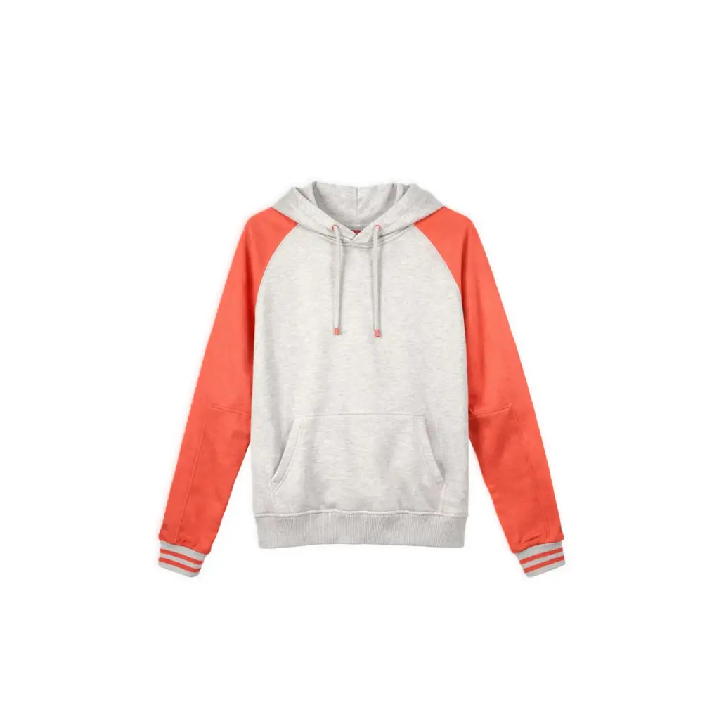 Raglan Sleeve Pullover Hoodie