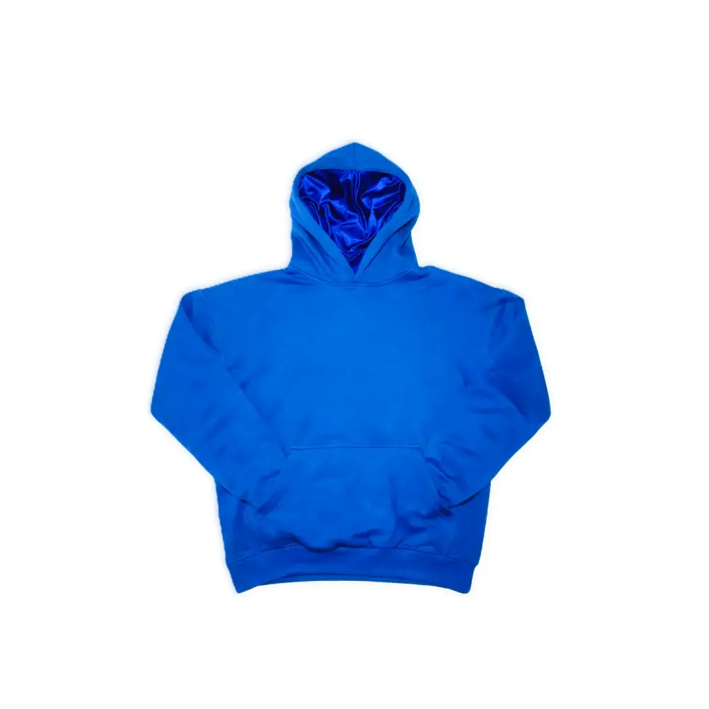 Satin-Lined Pullover Hoodie