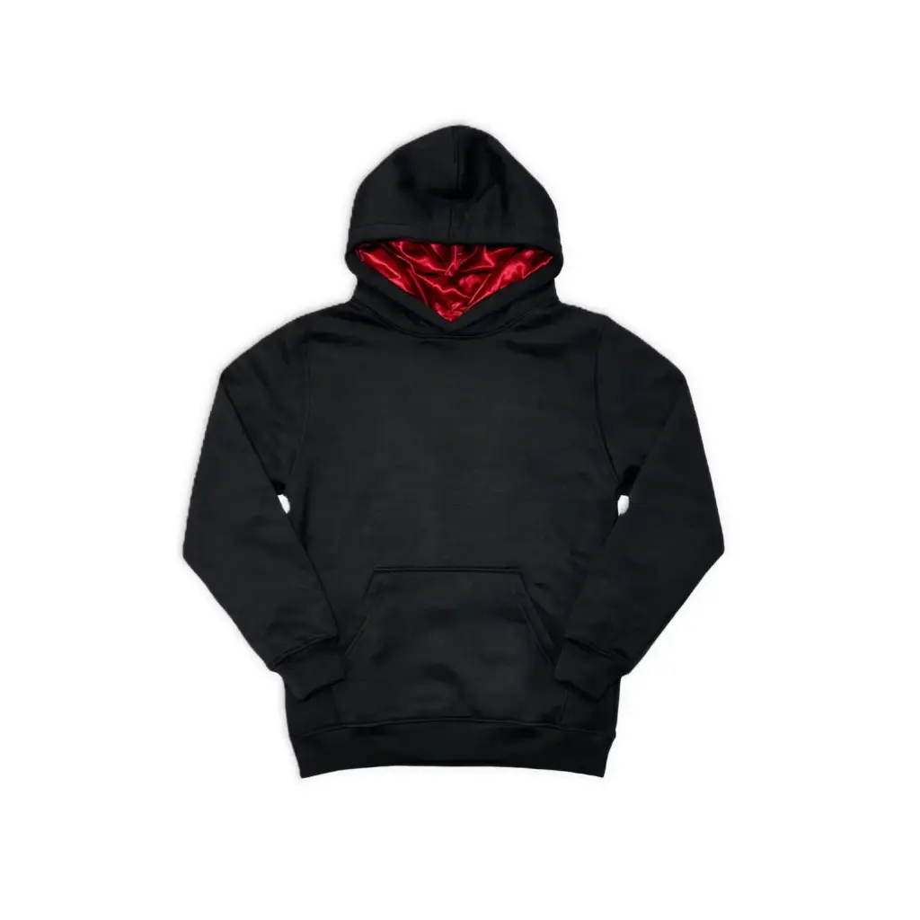 Premium Pullover Hoodie with Satin Hood Lining