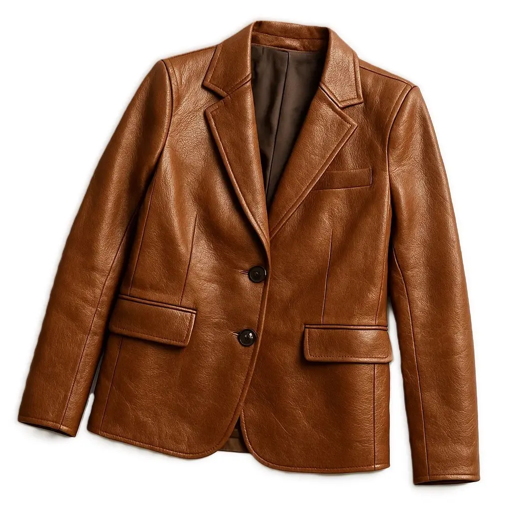 Leather Blazer
