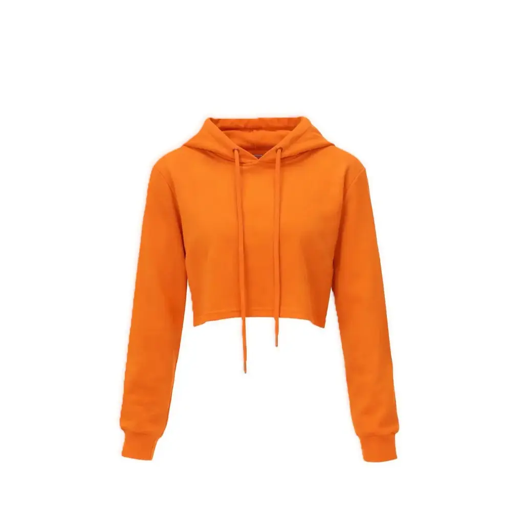Cropped Pullover Hoodie