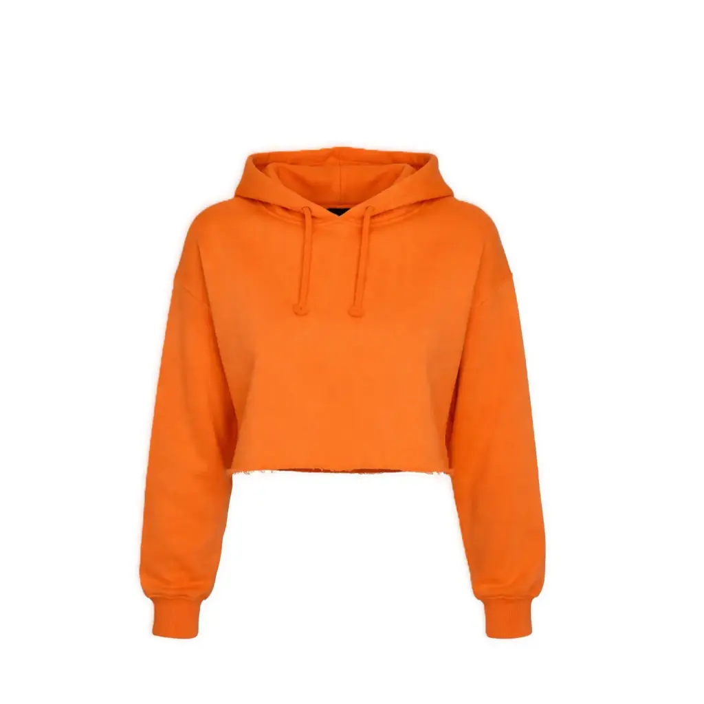 Cropped Pullover Hoodie