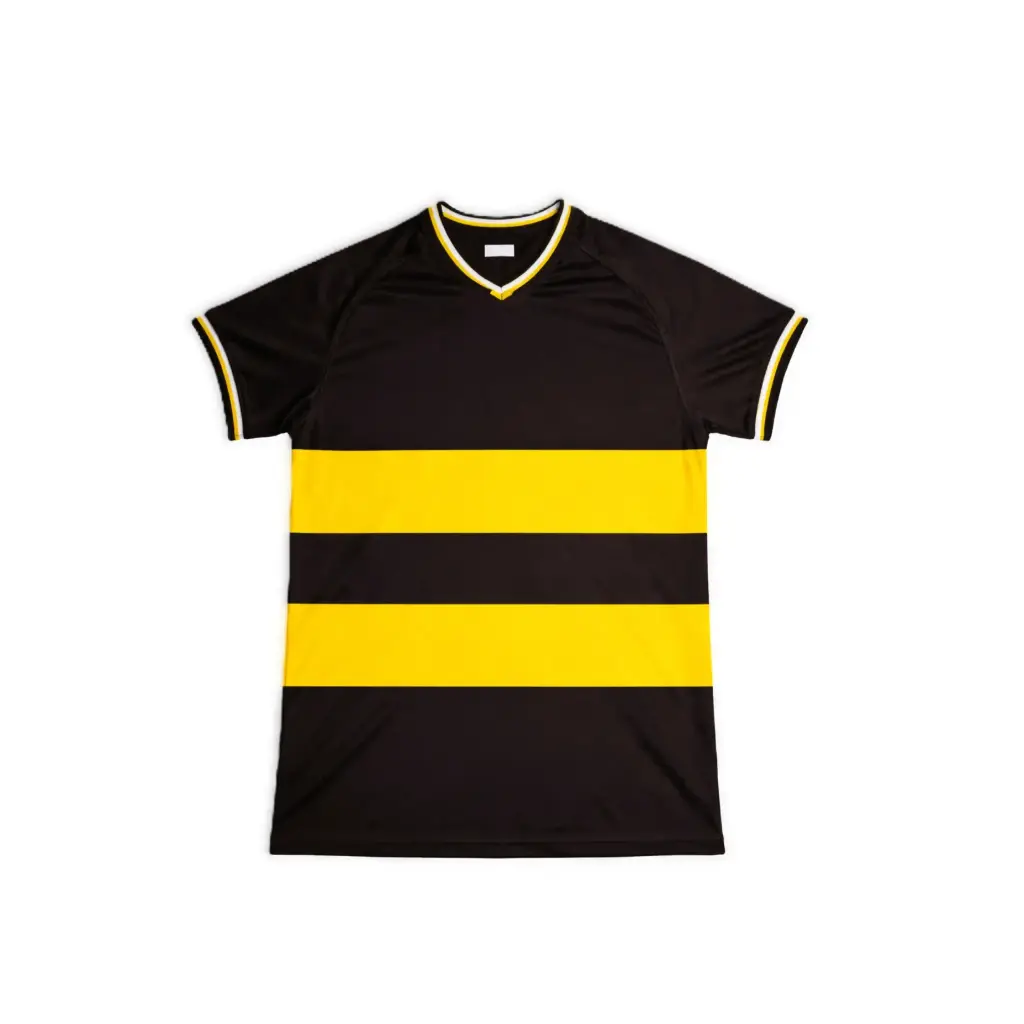 Two-Tone Striped Athletic Jersey