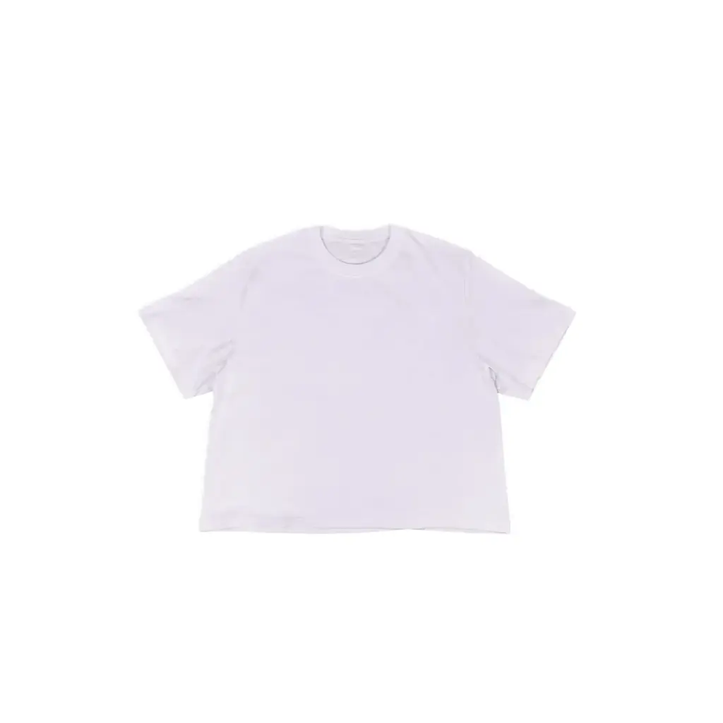 Classic Crew Neck Boxy tee - White