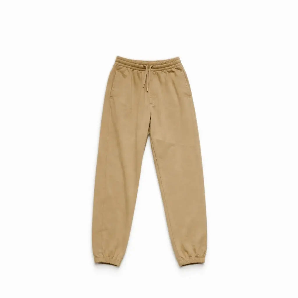 Elastic Cuff Jogger Pants (Khaki)