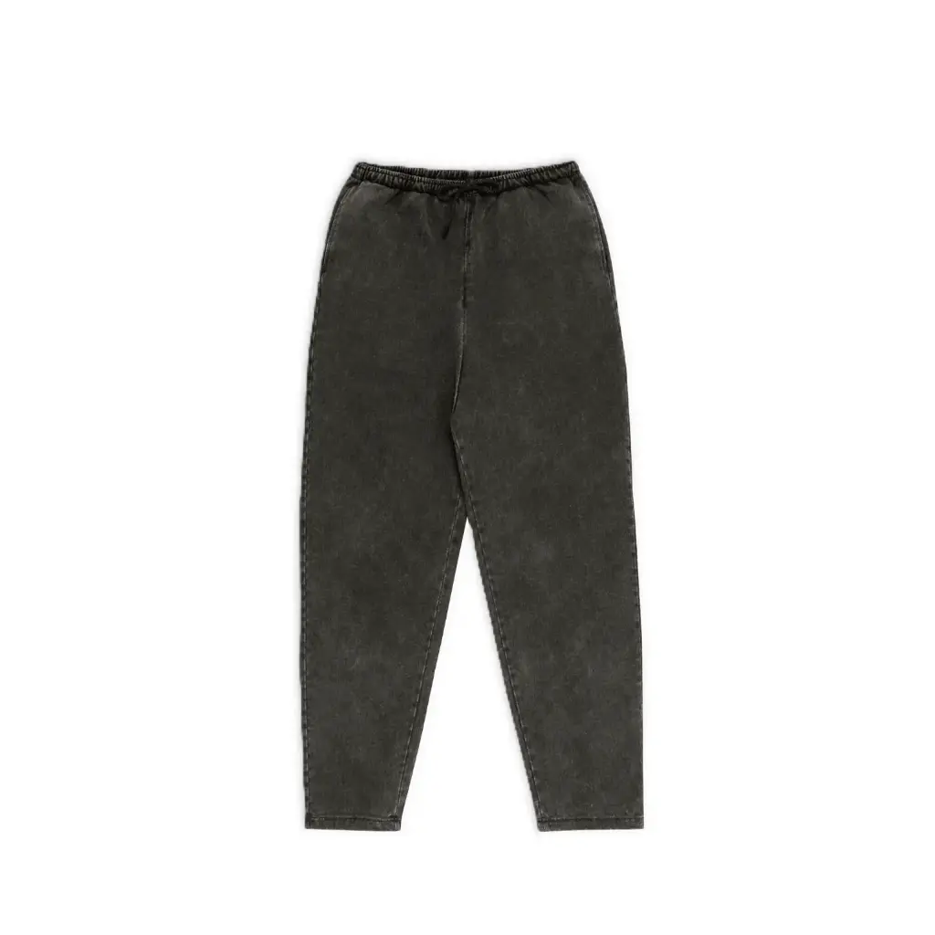Washed Finish Tapered Joggers