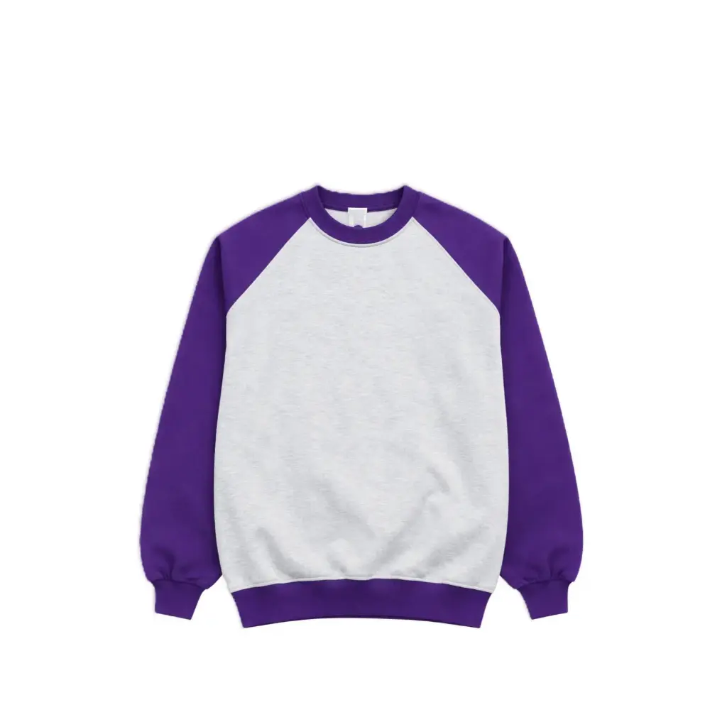 Two-Tone Raglan Sweatshirt