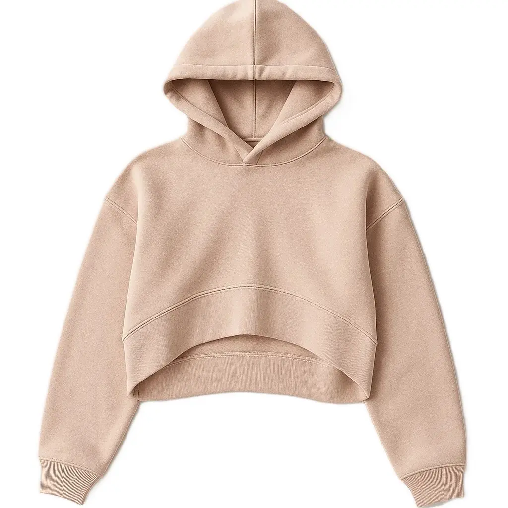 Cropped Chic Hoodie