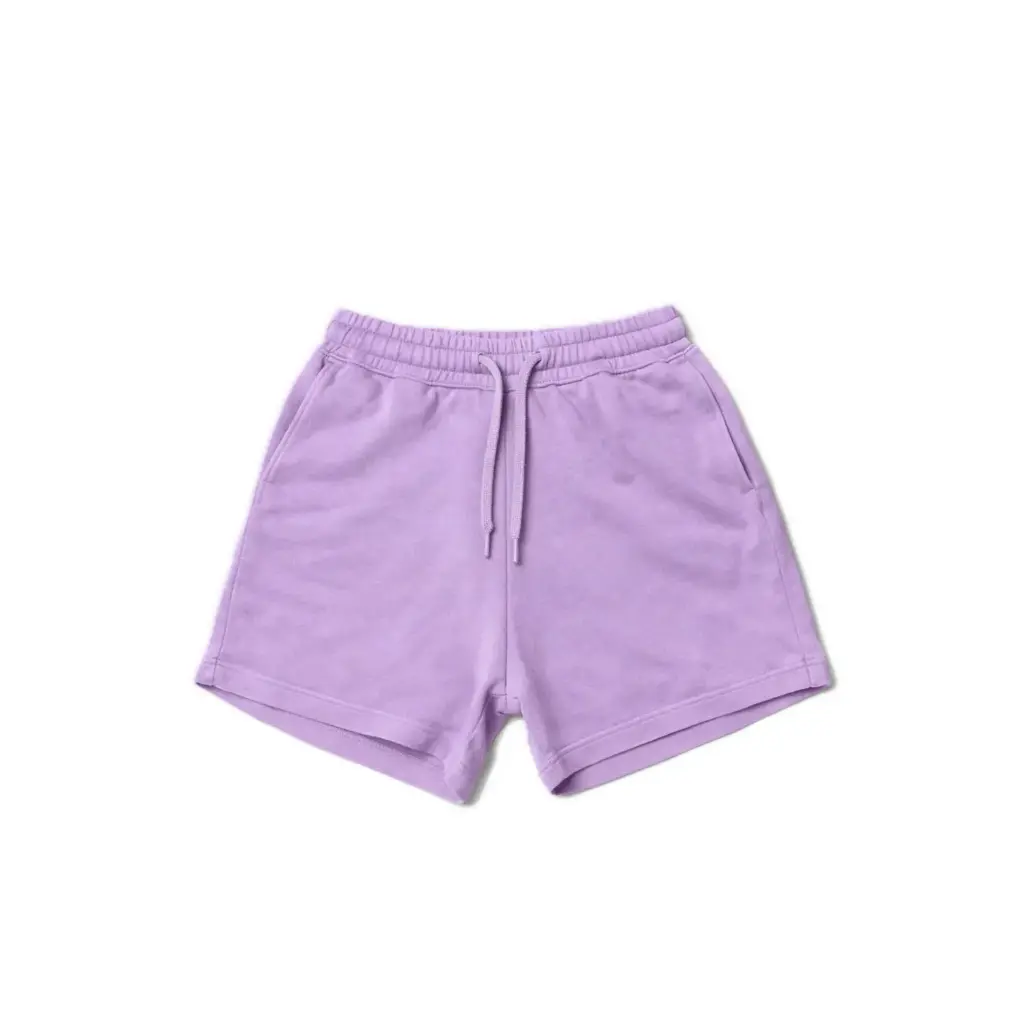 Relaxed Fit Drawstring Shorts – Lavender