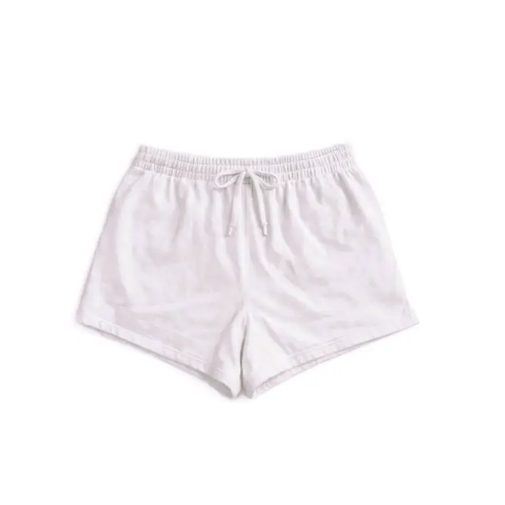 Classic Drawstring Lounge Shorts (White)