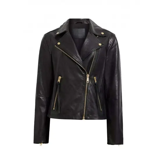 Leather Biker Jacket Womens