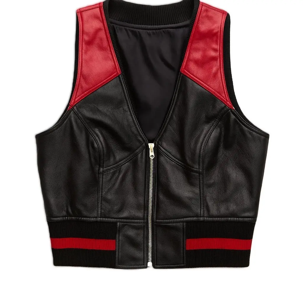 Womens Leather Vest
