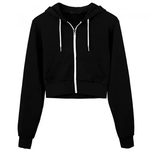 Zip-up Hoodie Slightly Cropped?