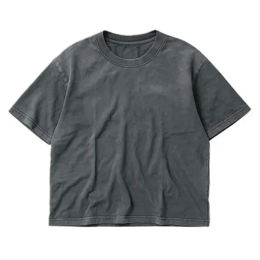 Cropped Washed Boxy Tee