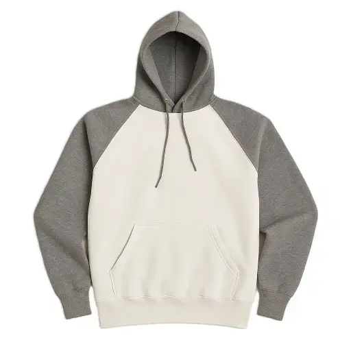 Two-tone Raglan Sleeves Hoodie