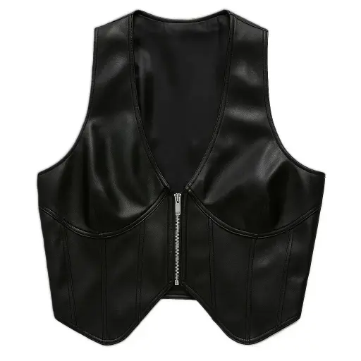 Women's Leather Vest