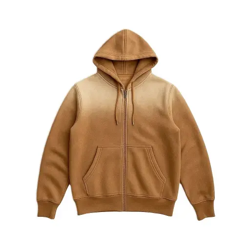 Sun-Faded Zip-Up Hoodie