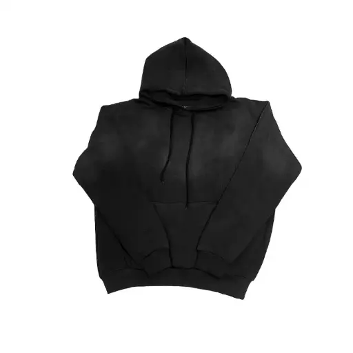 Washed Cropped Hoodie