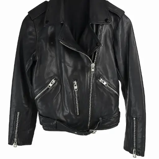 Tan Leather Moto Jacket