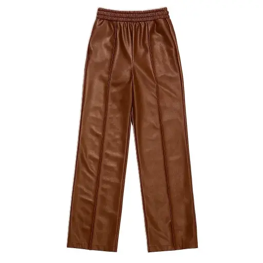 Faux Leather Trouser