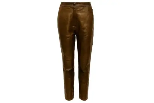 Faux Leather Trouser